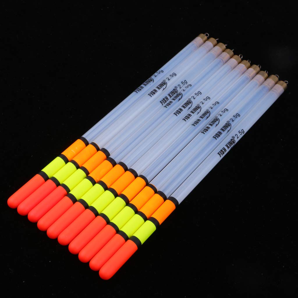 10 szt. boja wędkarska skała plastikowe spławiki wędkarskie zestaw kryształowych bobbers S