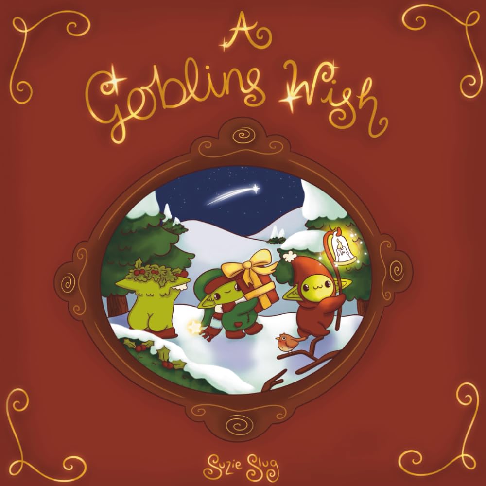 A Goblin's Wish: Cozy Winter Colouring Book (Goblincore by Suzie Slug)