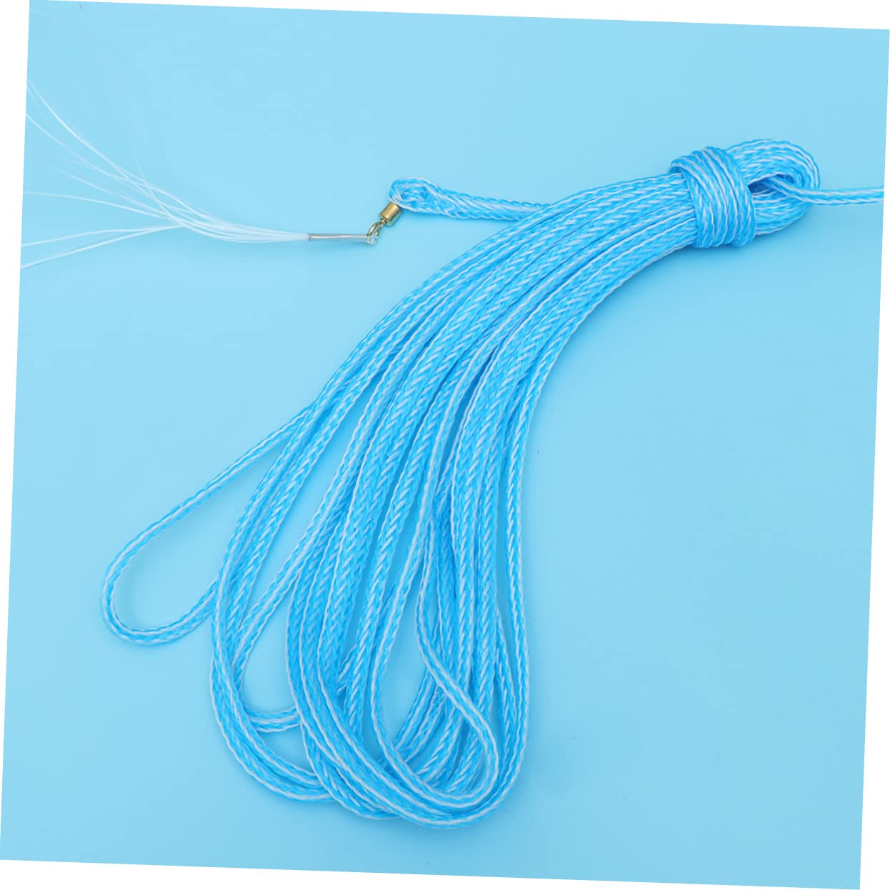 YARNOW Lanciare a mano rete da pesca guadino da pesca portatile lancio pieghevole dell'esca rete trappola a maglie bianca
