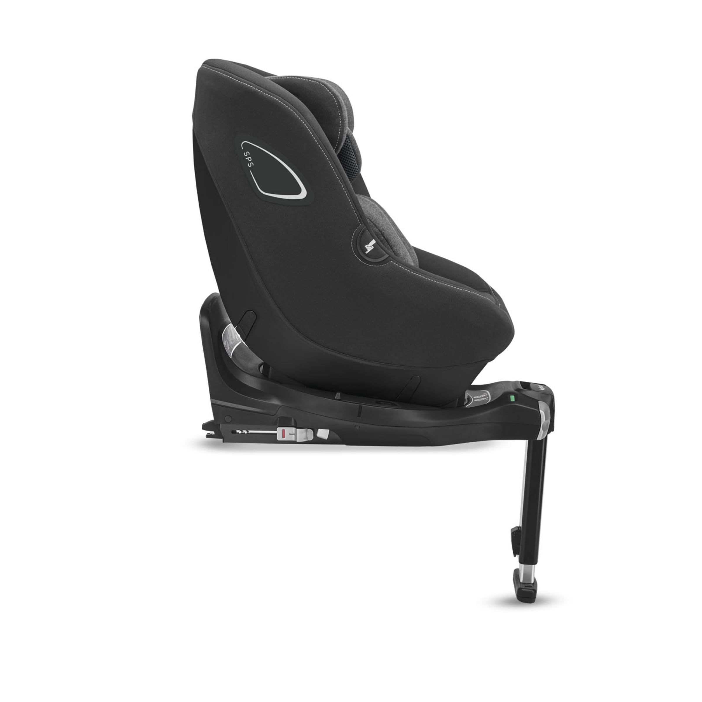 Inglesina Cartesio i-Size, fotelik samochodowy Isofix, dla dzieci w wieku od 3 do 12 lat, 100-150 cm, Vulcan Black