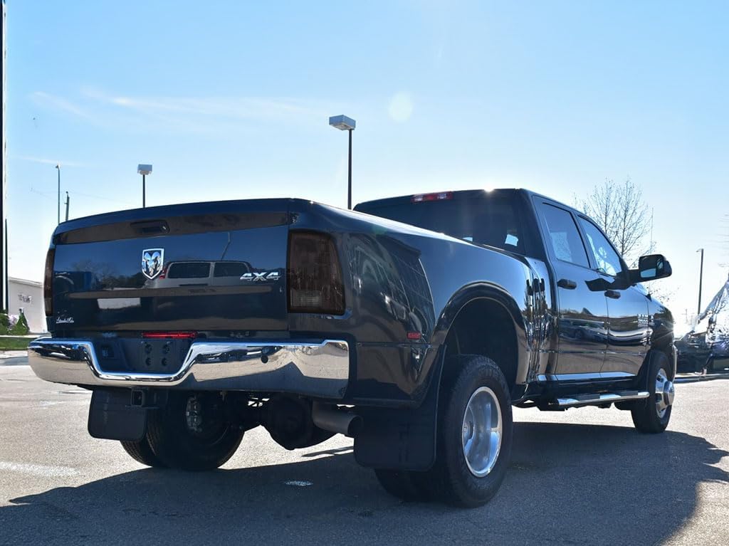 Rvinyl Tail Light Tint Covers Compatible with Ram 3500 2011-2018 - Smoke