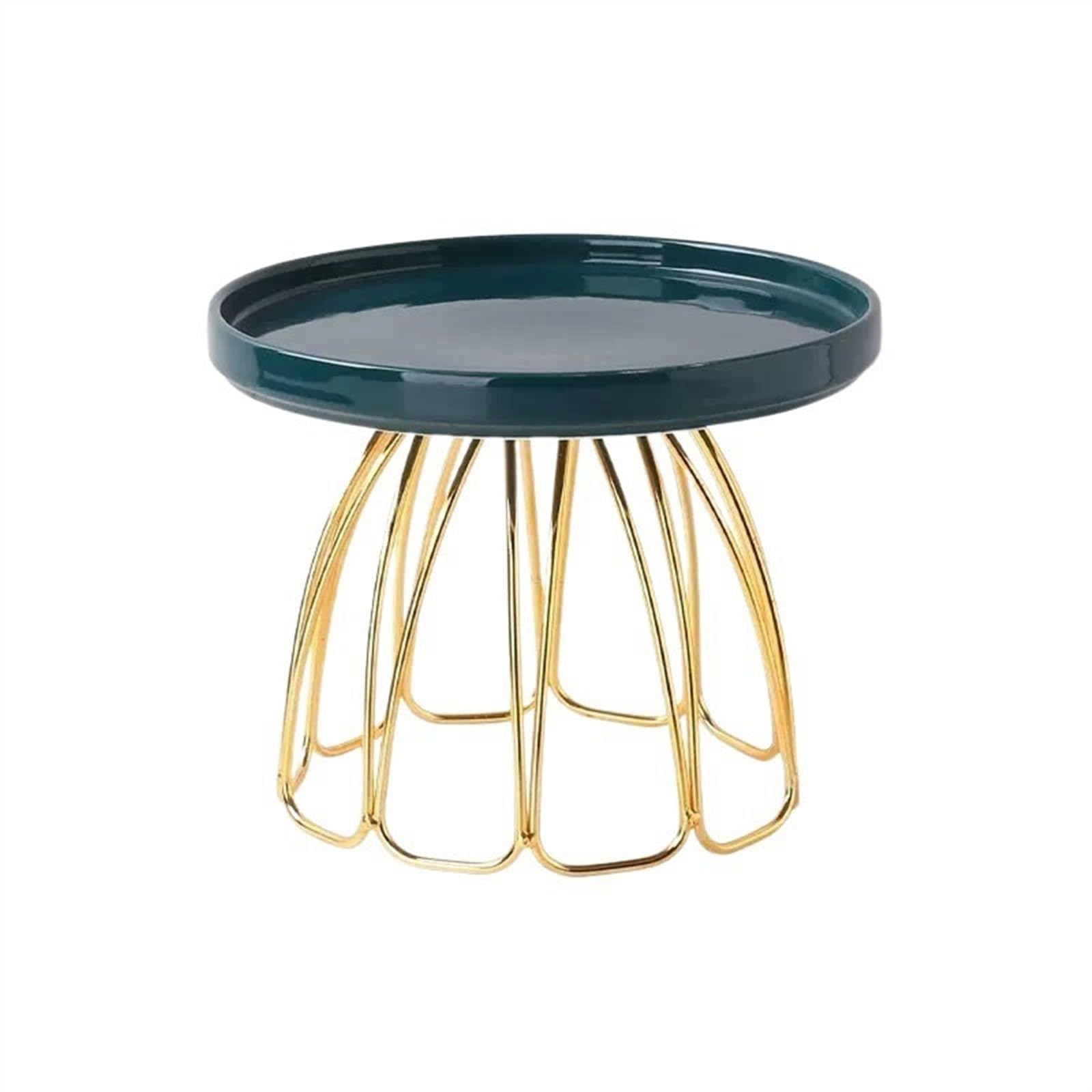 Cake Rack Exquisite Ceramic High Cake Plate Dim Sum Tray Dessert Table Display Frame Cupcake Rack(Green,Medium)