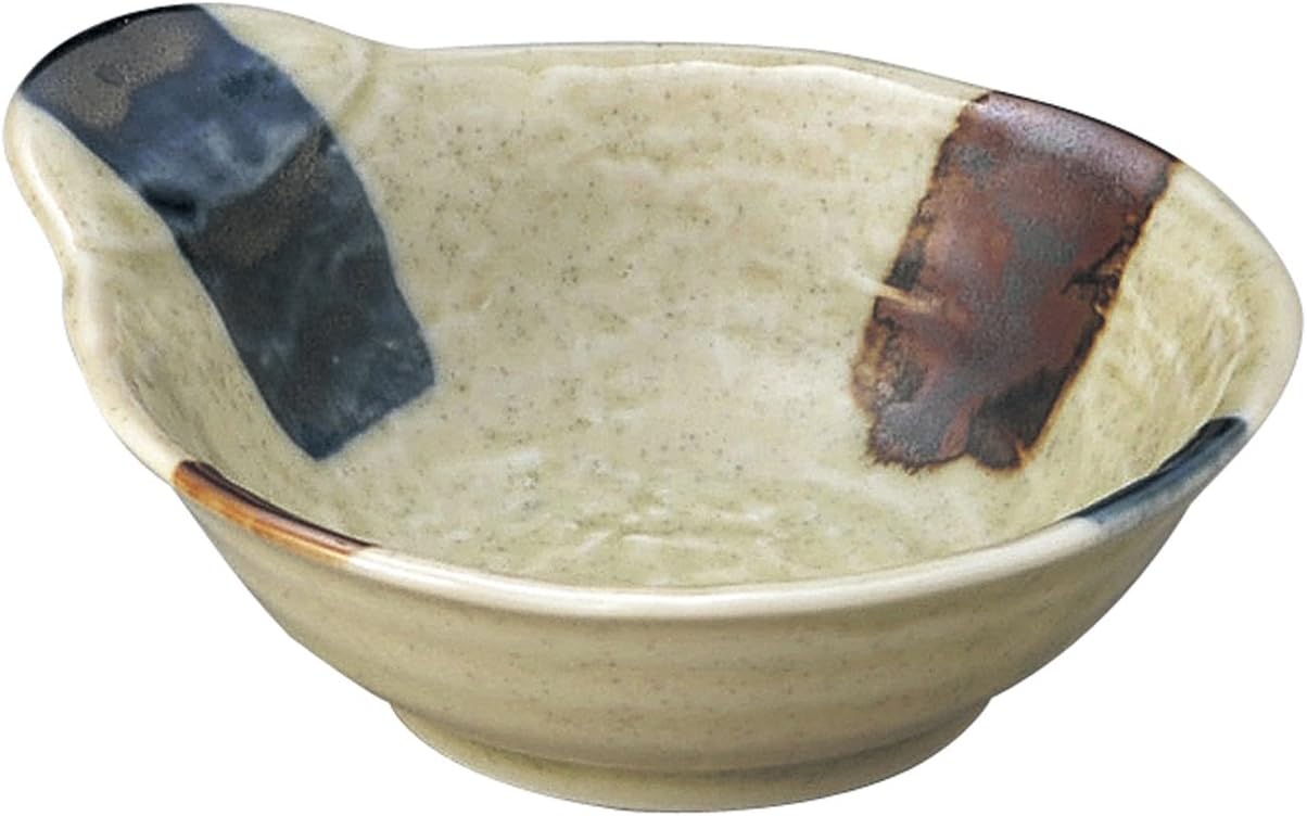 まるか光洋 AMK-7651600 Two-Color Brush Tozusa Stone Wide Mouth Water Cup