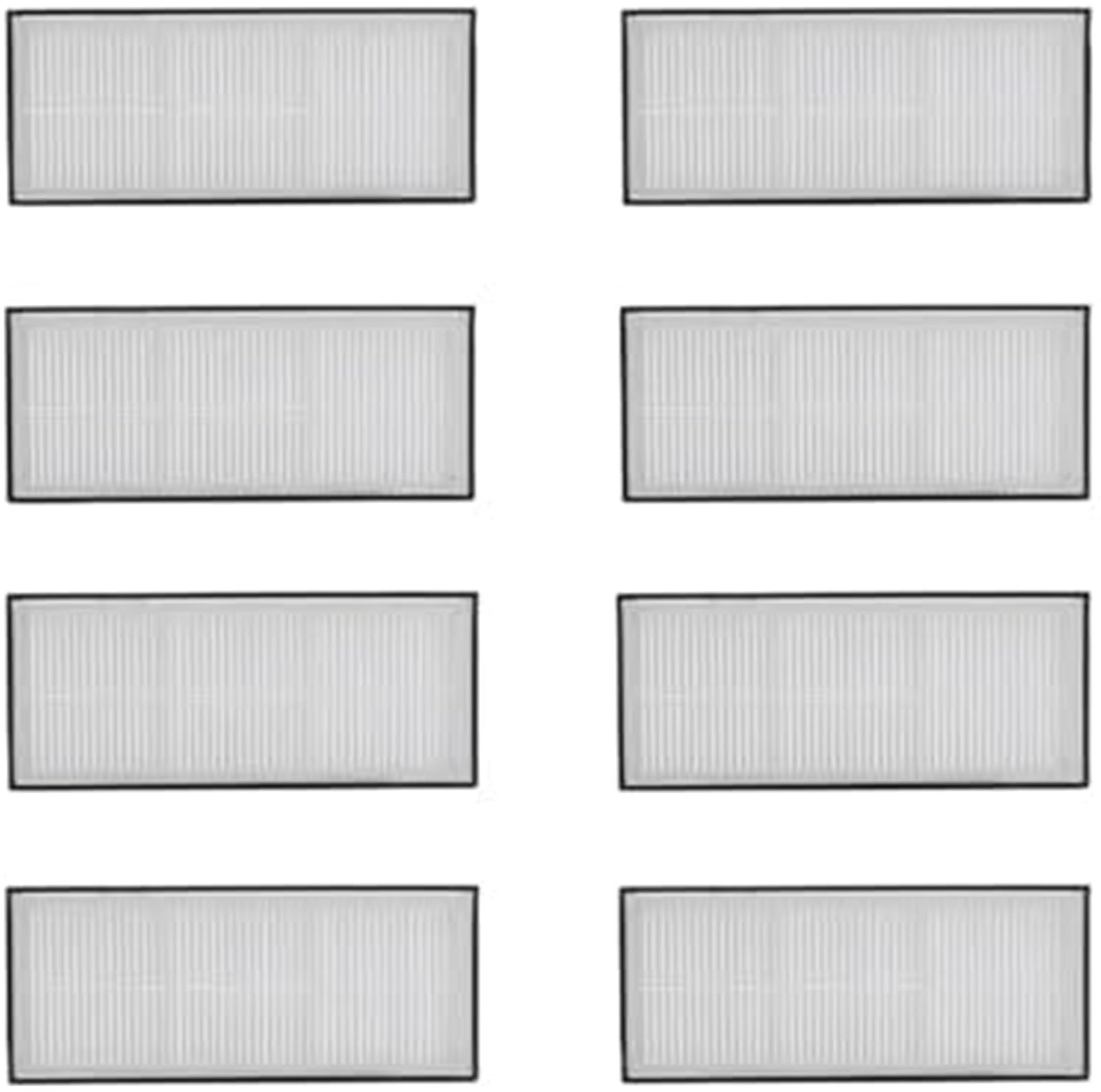 Mthxzy Robot Mop Replacement Pad Compatible for Roborock S7/T7S Robot Vacuum Cleaner Washable Hepa Filter Replacement Spare Parts Accessories Sweepers(BLACK 4 Box 1)
