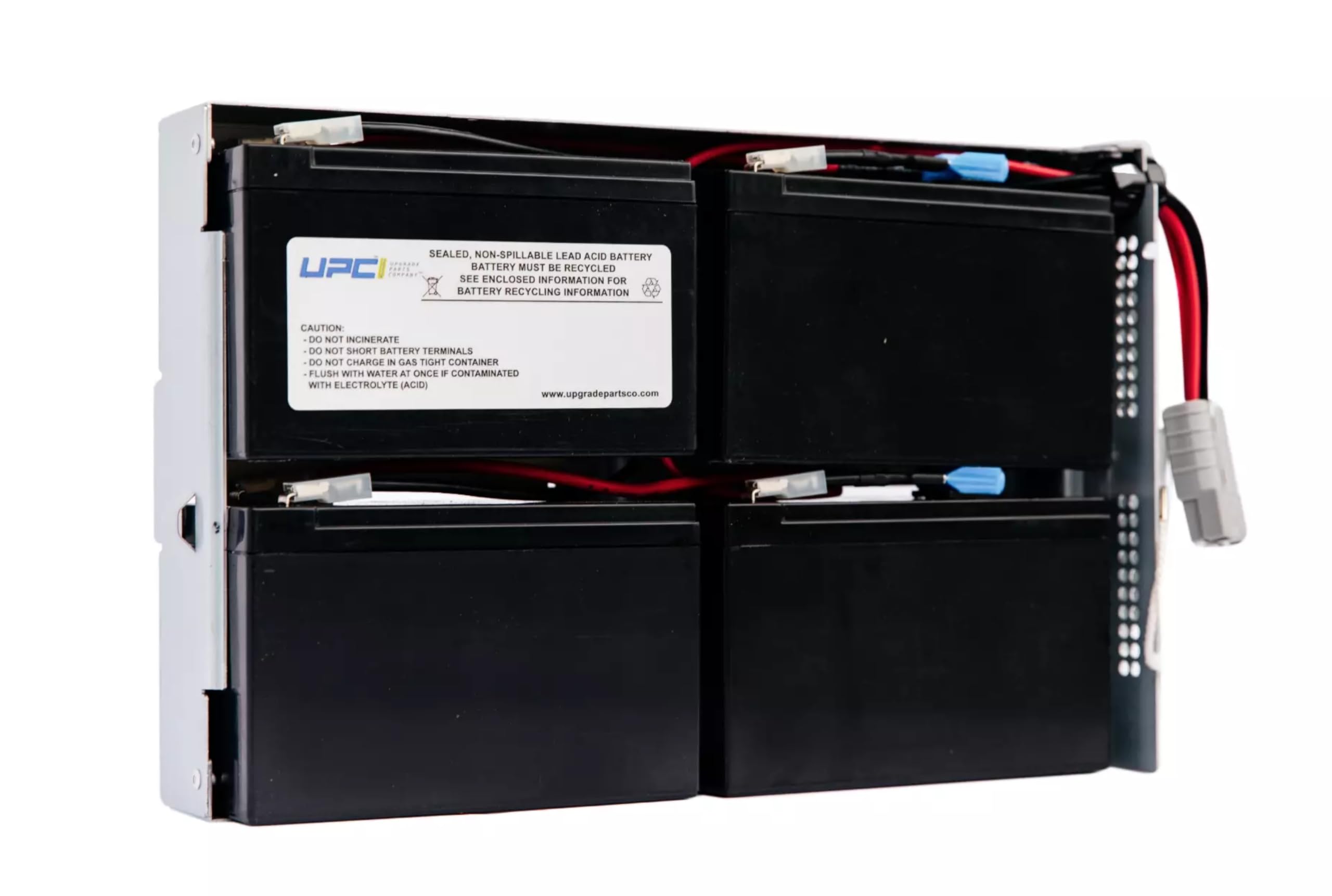 RBC23-UPC Replacement Battery for APC SU1000R2BX120, SU1000RM2U, SUA1000RM2U, SUA1000RMUS,Black