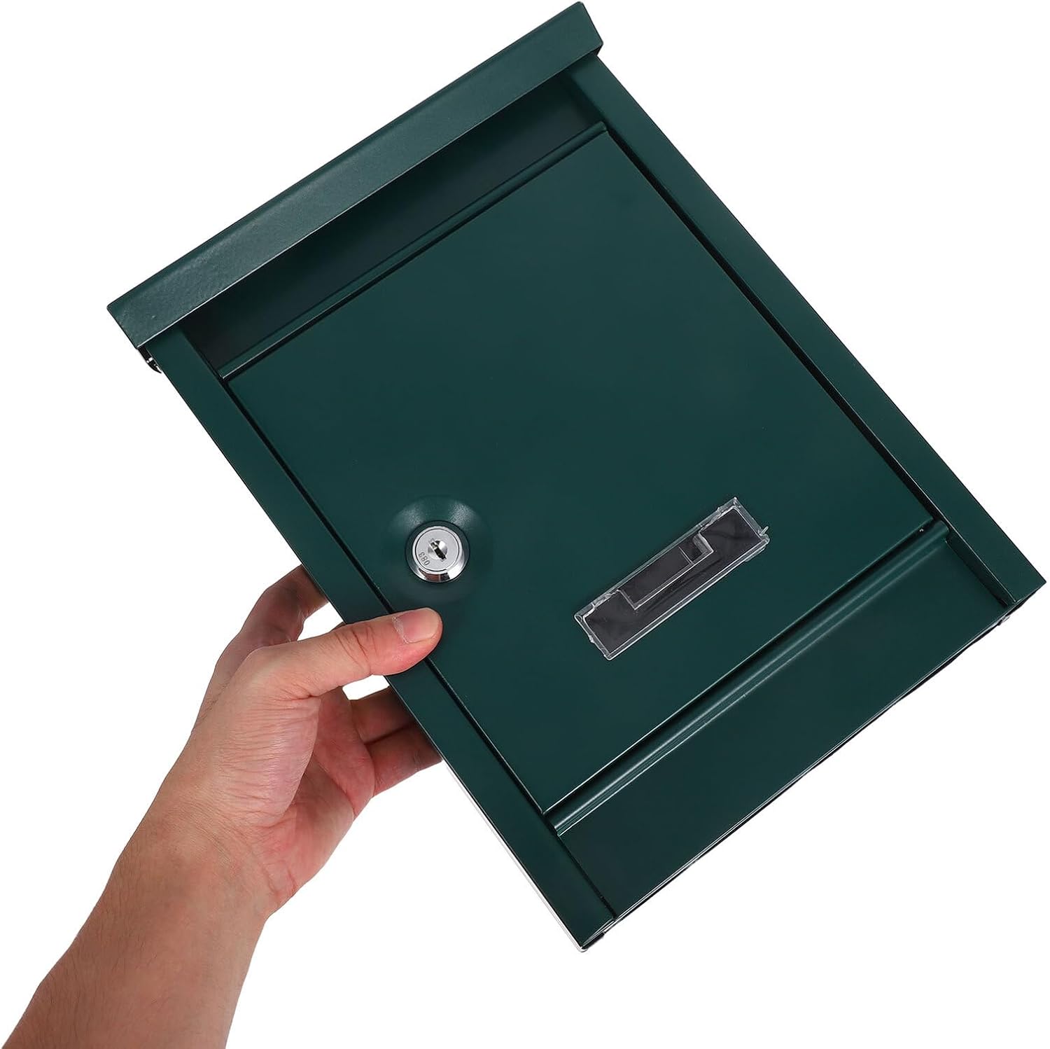 Outdoor Wall Mount Mailbox with Key Lock Secure Locking Mailbox for Home and Garden Weather-Resistant 11.91 X 8.45 X 3.54 Inches