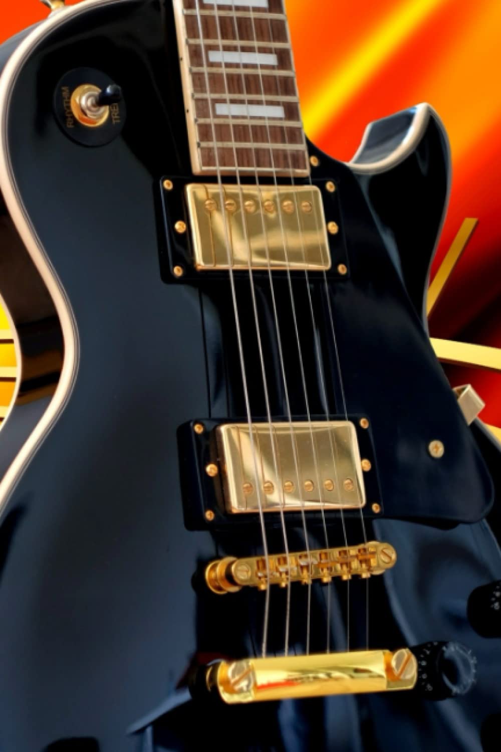 Guitar Themed Notebook: A great gift for guitarists and music lovers or musicians of any genre of music and anyone who likes to take notes and organise their life to get the most out of their time