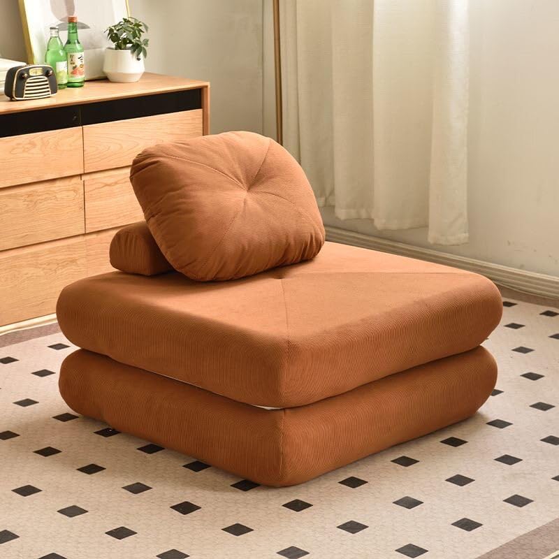 Chaise longue multifonction et lit d'appoint gris pour studio et salon