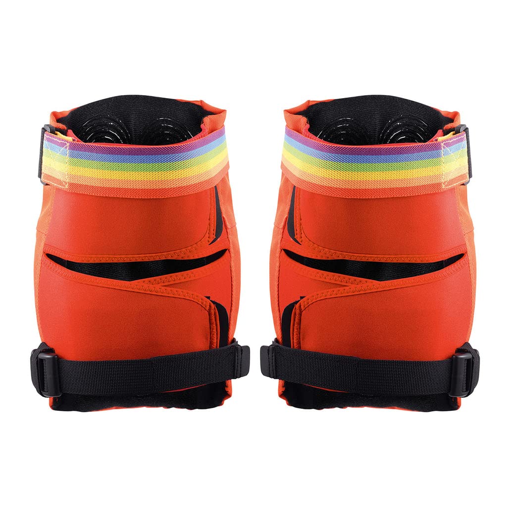 TSG Roller Derby Knee Pads 3.0, Skateboard, Hardshell, EVA Foam, Impact Protection, Tear Resistant Nylon, Certified, Secure Fit, Ergonomic, Slim Profile, Anti Slip, Adults, Swiss Design, Vintage