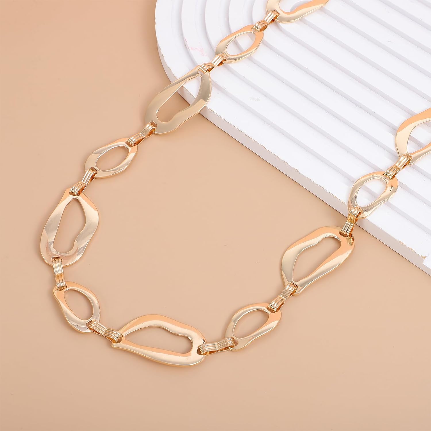 Chain Belt for Women Metal Waist Chain Fashion Multilayer Chains Belts for Dress Jeans Country Concert Outfit - Image 3