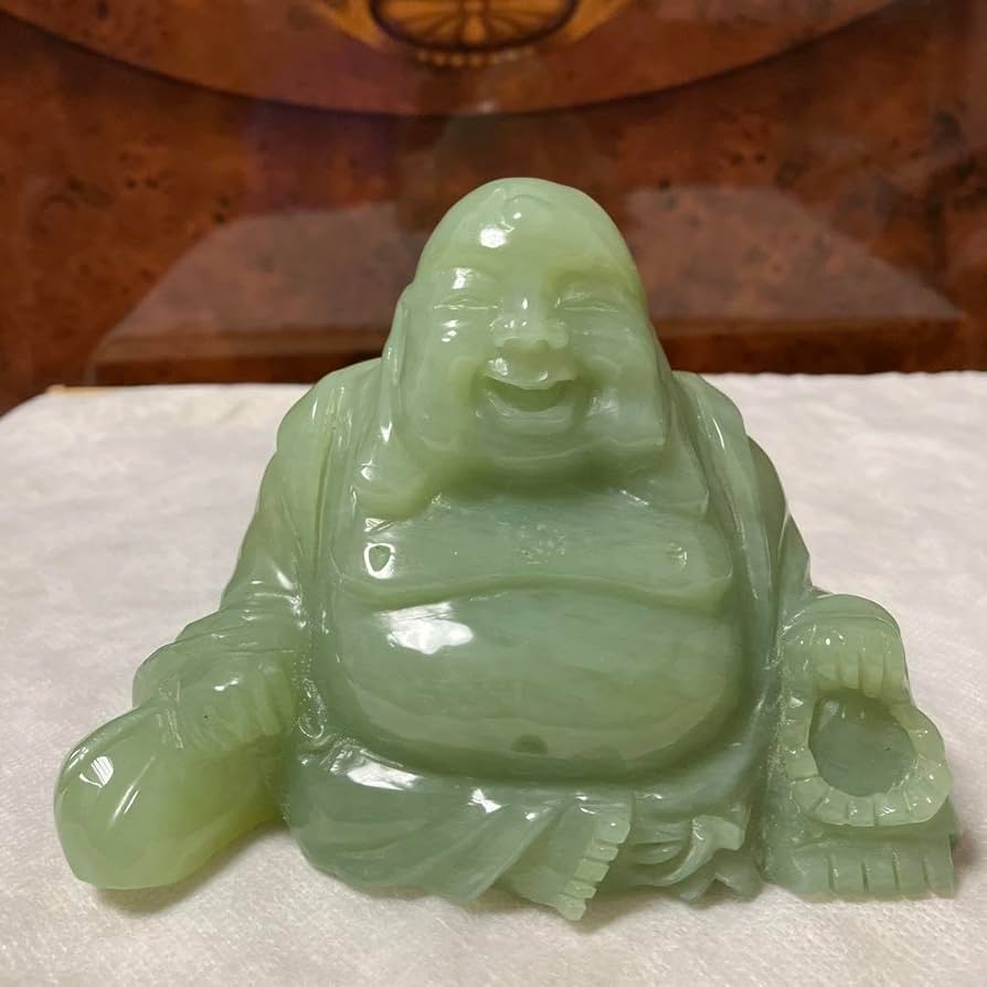福を呼ぶ縁起物❗️翡翠の布袋像・中国翡翠工芸専門店での購入品 Amazon.co.jp: 福を呼ぶ縁起物翡翠の布袋像・中国翡翠工芸品専門
