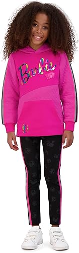 Miniatura 5 de Barbie Conjunto de 2 sudaderas con capucha y pantalones deportivos para niñas, sudadera con capucha y pantalones deportivos para niñas