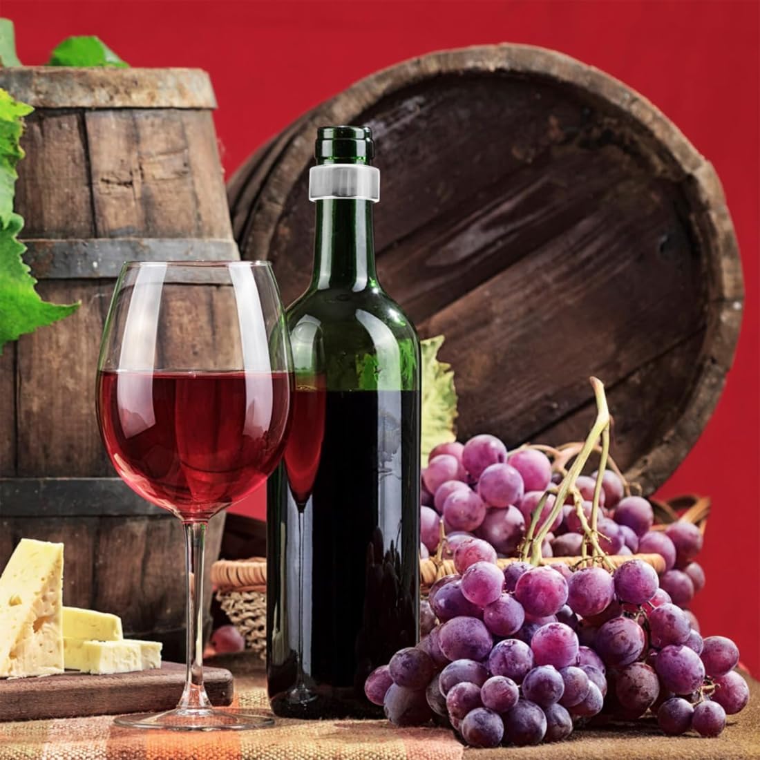 Tagliacarte Per Vino, Set Di Anelli Per Vino, Tagliatappi Per Rimuovere La Pellicola Dalle Bottiglie Di Vino, Anello Per Evitare Gocce