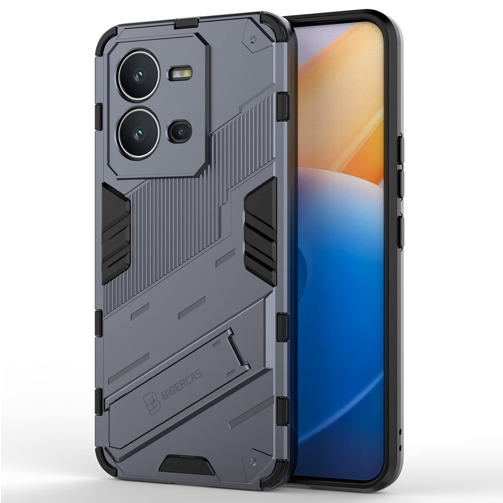 Cover Trasparente Con Bordo Colorato Per Vivo X80 Lite / V25 – Antiurto TPU+PC – Bianco