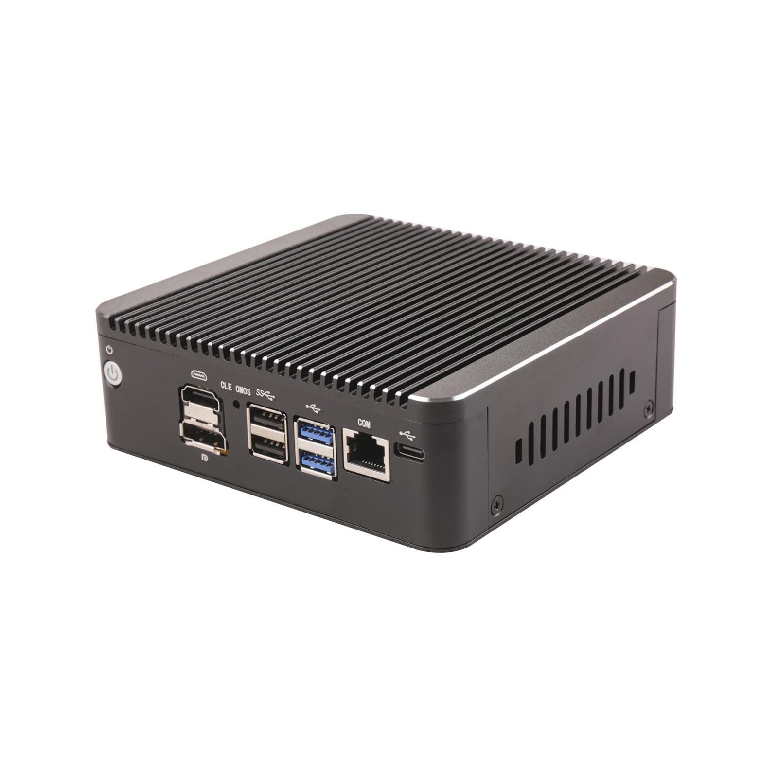 Micro Firewall Appliance, Mini PC, PFSense, OPNsense, VPN, Router PC, N100, RS55, AES-NI, 6 x 2.5GbE I226-V LAN, COM, HDMI, DP, Type-C, 32G RAM, 512G SSD