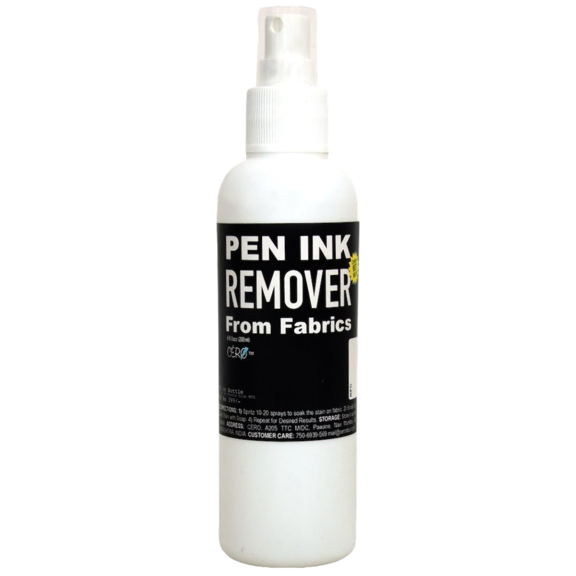 Cero Pen Ink Marks Remover Spray - 200 ml