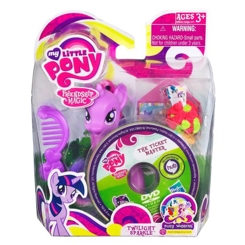 My Little Pony G3: Twilight Sparkle Pony Wedding Action Figure with DVD