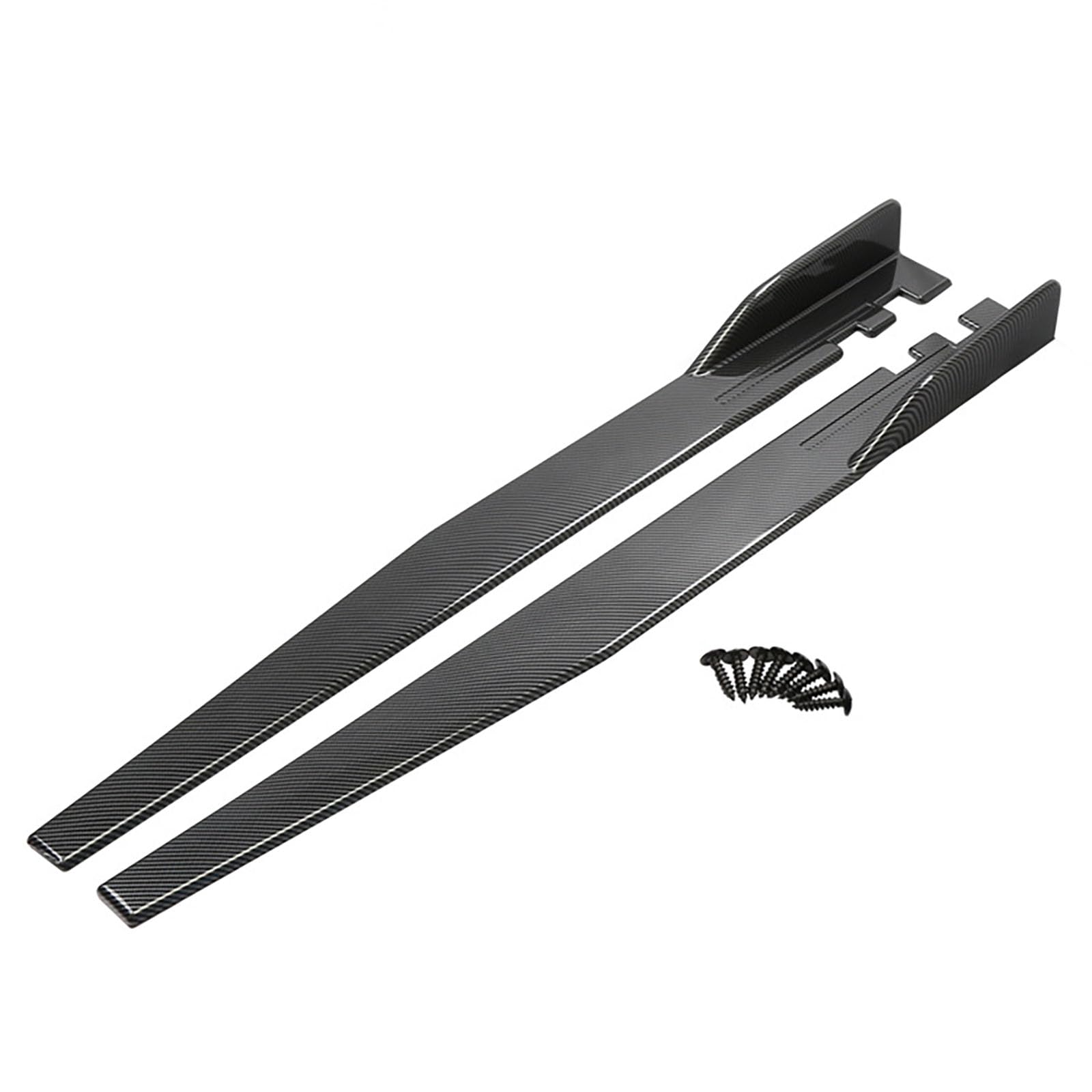 Alettoni Laterali per BMW 4 Series F32 F33 F36 G22 G23 G26, Autoveicoli Gonna Laterale AntiGraffio Accessori Auto,Carbon Fiber Color