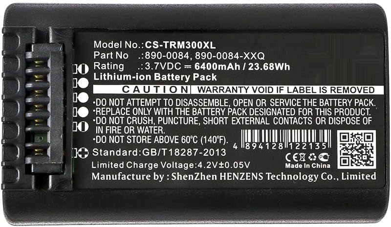 6400mAh Battery Replacement for Trimble Nomad 1050L Numeric Key Nomad 1050XE TS662 Nomad 900 EGL-FYP3HED-00 Nomad 1050L EGL-Z1006 990651-004277 890-0084 ACCAA-101 53708-PRN 53708-00 993251-MY (3.7V)