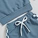 Toddler Baby Boy Fall Winter Outfit Contrast Color Long Sleeve Sweatshirts Stretch Jogger Pants Newborn Clothes Set (Plaid Blue, 6-12 Months)