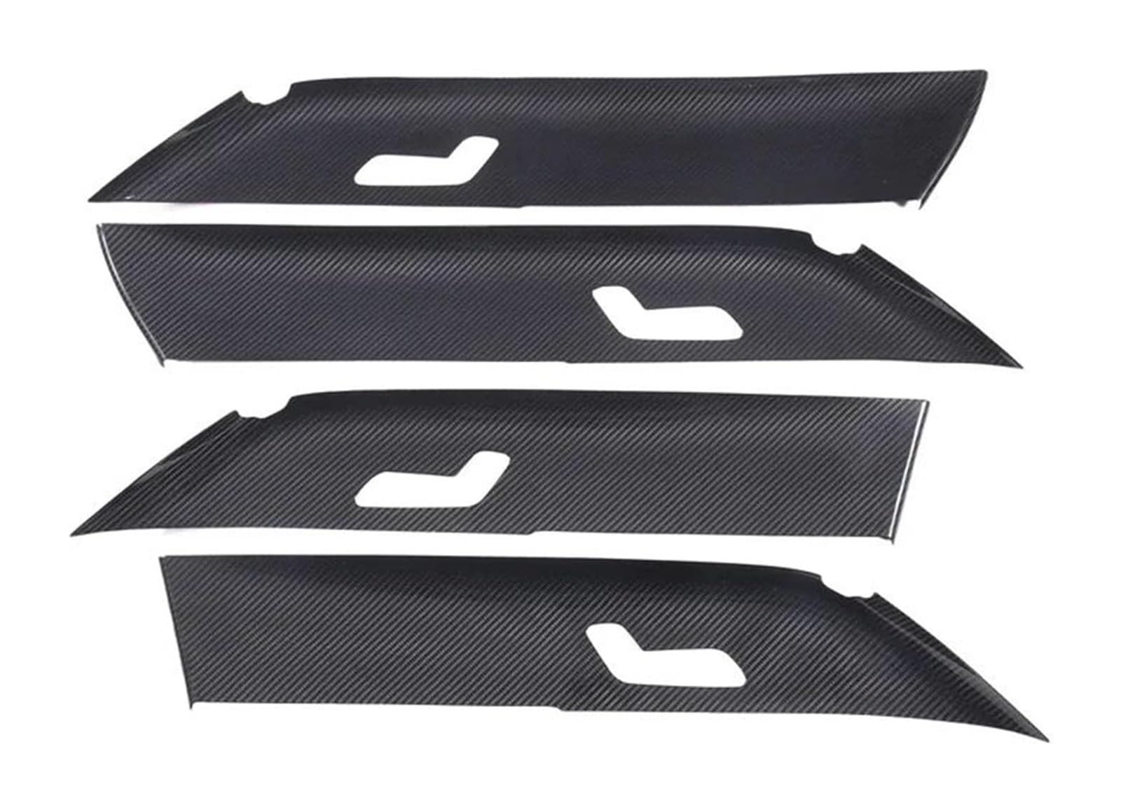 TYTYASS Inner Door Handle for Land for Rover for Range for for Vogue L460 2023 Carbon Fiber Car Interior Door Handle Panel Cover Trim