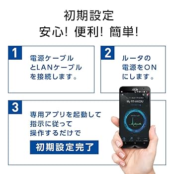 Amazon.co.jp: ASUS WiFi RT-AX5400 (A) 無線 ルーター 最新規格