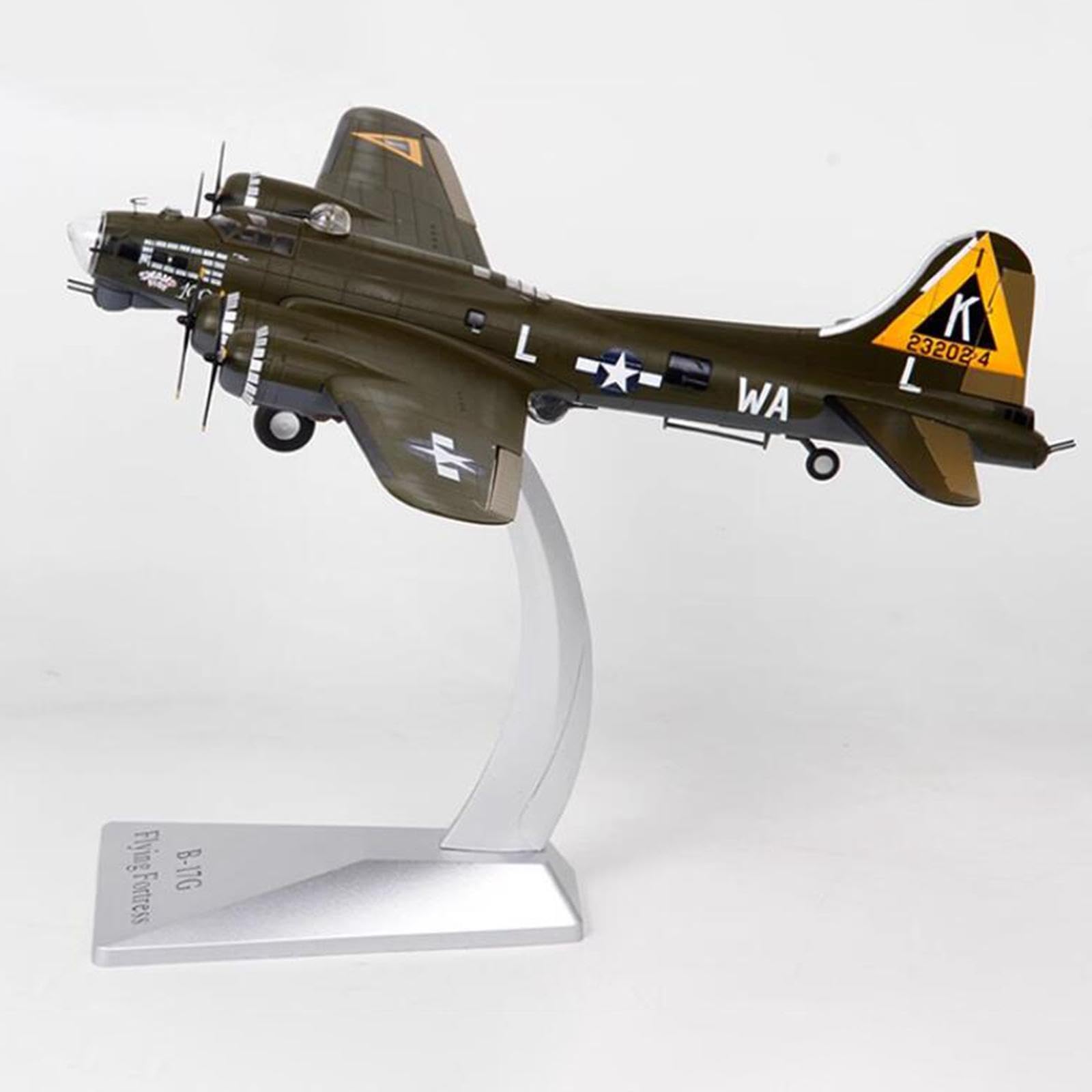 harayaa 1/200 B17 Flugzeug Druckguss Modell Hubschrauber Simulation Retro Flugzeug für Wohnzimmer