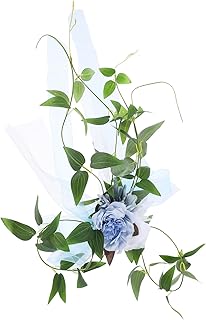 Abaodam Flores Falsas Capas De Cadeira Cadeiras Ao Ar Livre Sinais De Cadeira De Flor Simulada Simular Encosto De Cadeira Flor Corredor De Casamento Decoração De Cadeira Assento Cadeira