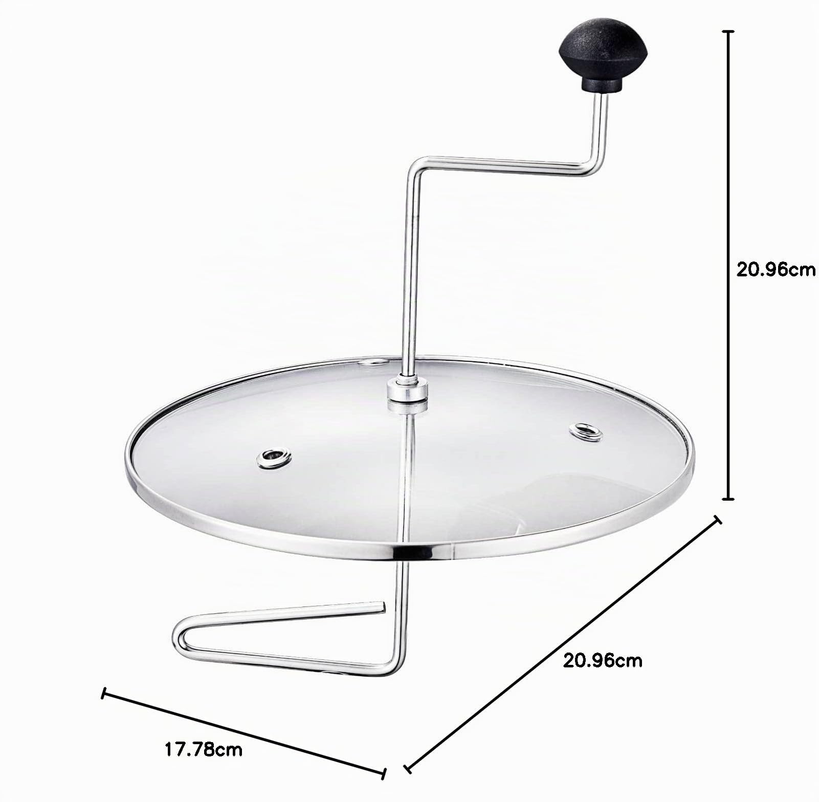 Lehman's Popper manual para palomitas de maíz, de acero inoxidable, no necesita medición, se dobla como olla de cocina