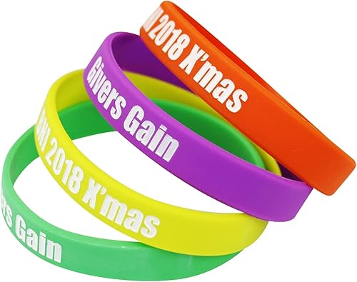 Miniatura 6 de Pulseras de silicona personalizadas a granel de 152550100 unidades, pulseras de silicona personalizables para eventos, apoyo para recaudación de