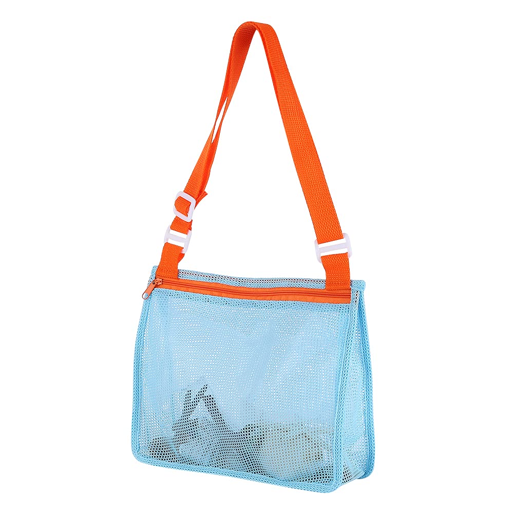 Strandtasche Aus Netz – Faltbar & Wasserdurchlässig Für Sandspielzeug (40x40x24 Cm)