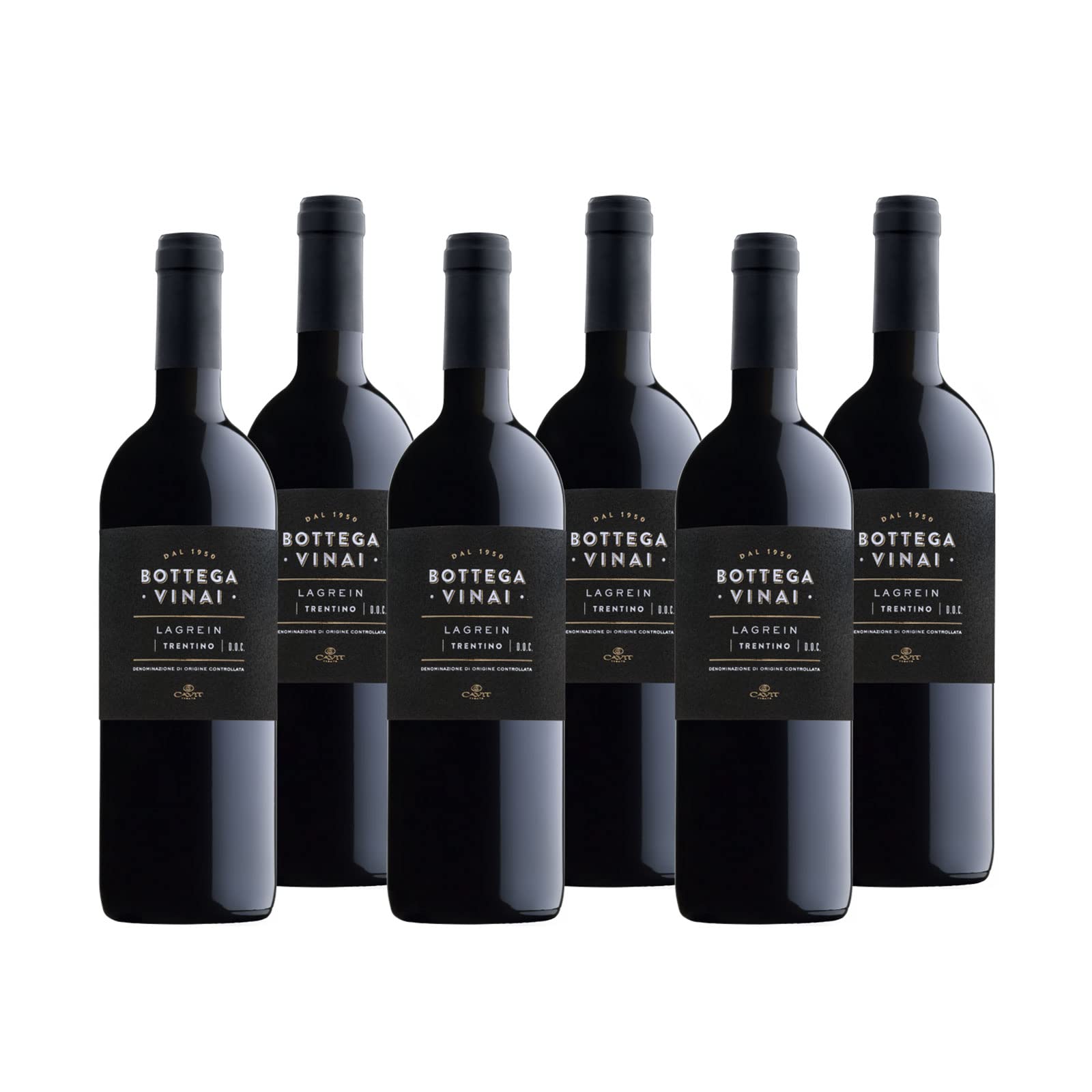 Lagrein Trentino DOC "Bottega Vinai" Rotwein Trentin trocken (6 x 0.75l)