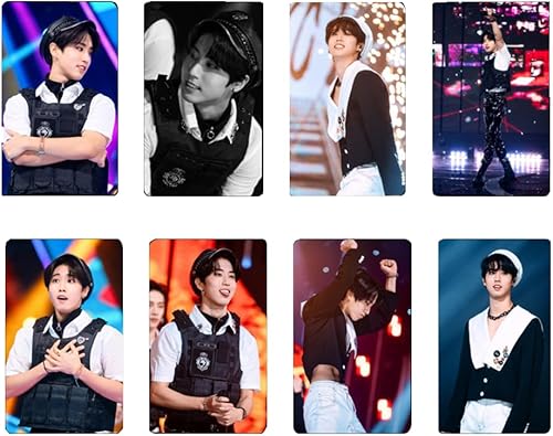 HAIHUANG - Juego de 8 tarjetas fotográficas Kpop Stray Kids MAXIDENT LOMO, tarjetas de Felix Bangchan Leeknow Hyunjin, postales (8 piezas)