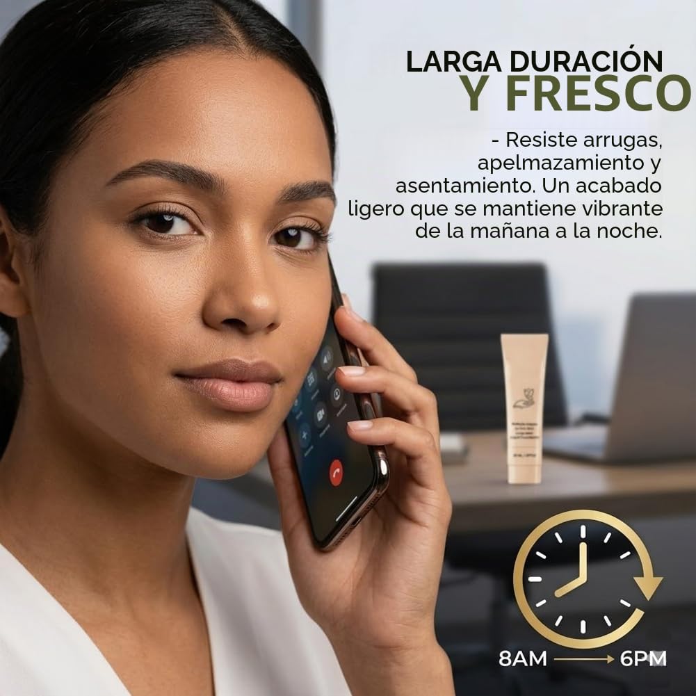 Luxe Cosmetics Colour Changing Foundation, Luxe Foundation Colour Changing Spf 50 for Mature Skin, Medium Coverage, Buildable Formula, Lightweight, Long-Lasting (1 Pcs)