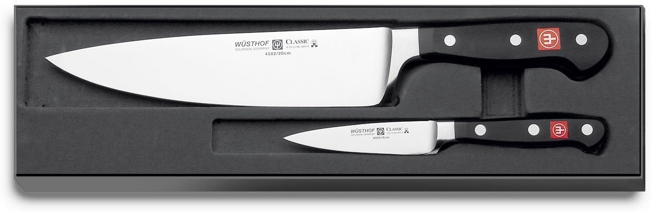 Wüsthof - Two Piece Starter Set - 3.5" Pairing Knife and 8" Cooks Knife (9755)