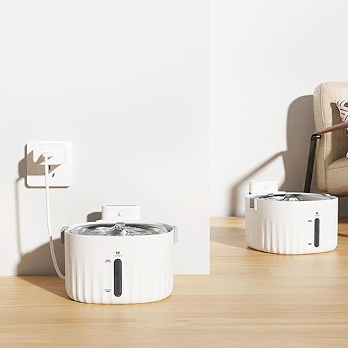 Miniatura 2 de HANAMYA Fuente de agua automática para mascotas con sistema de detección inteligente, capacidad de 2L