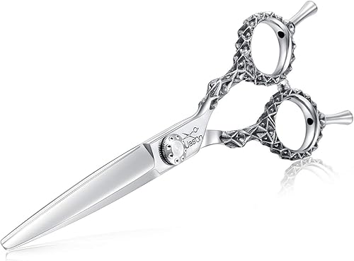 JASON Tijeras profesionales para el cabello, tijeras de peluquería de 6.0 pulgadas, tijeras de corte de pelo de acero inoxidable japonés para salón,
