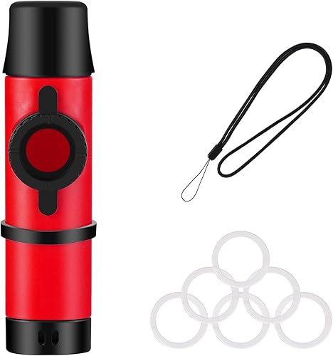 Miniatura 13 de RANMING Kazoo con 6 cañas adicionales cada una, instrumentos musicales coloridos para aula, fiestas y principiantes, actividad de grupo divertida