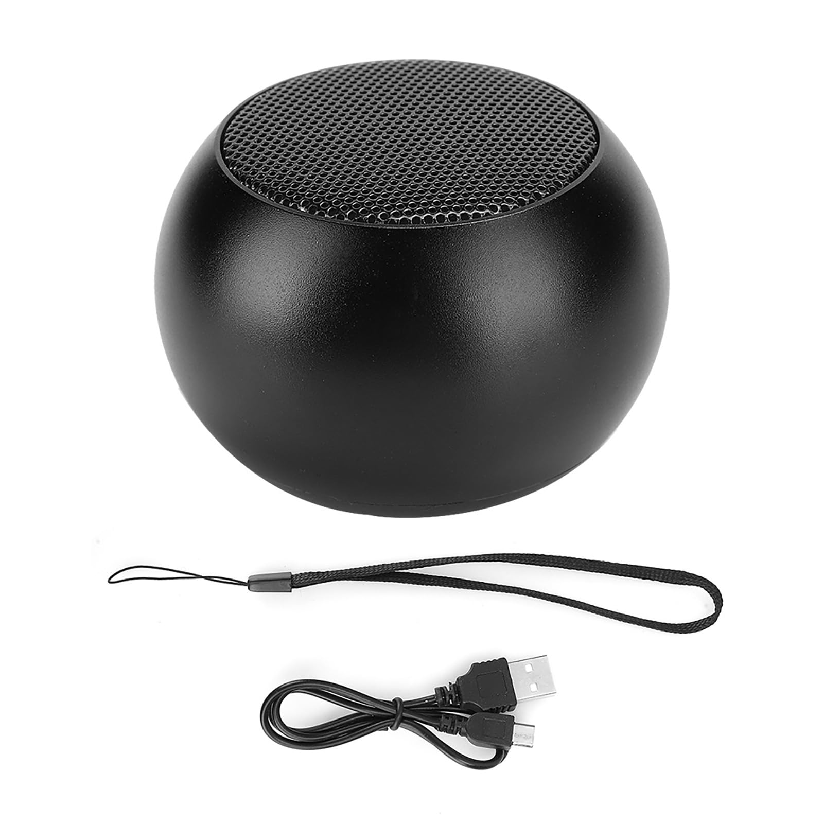 BM3d Aluminium Noir Haut-Parleur Hi-FI Stéréo Portable Corps Compact Sound Clair pour Les Voyageurs