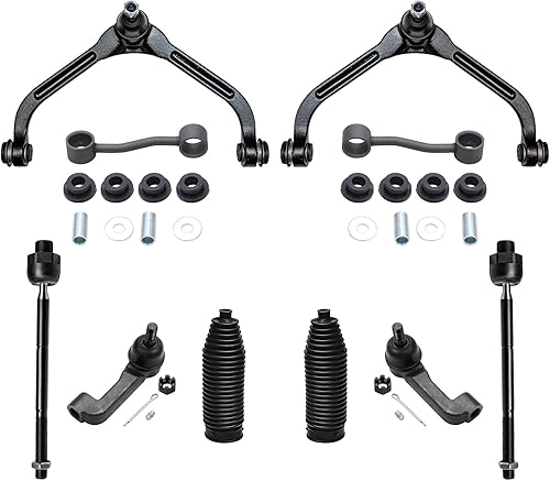 Miniatura 235 de Detroit Axle - Kit de suspensión frontal de 10 piezas para Chevy Trailblazer EXT GMC Envoy XL XUV Buick Rainier Isuzu Ascender Olds Bravada, brazos