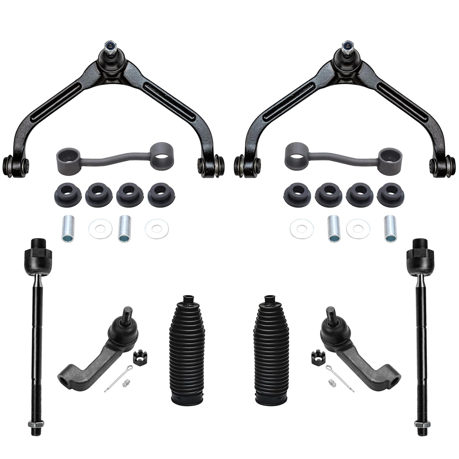 Detroit Axle - 10pc Front End Suspension Kit for 2002 2003 2004 2005
