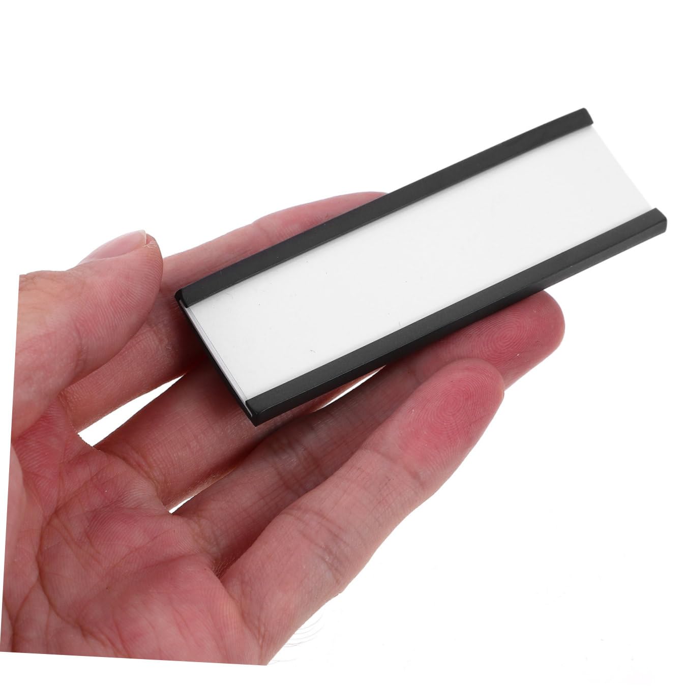 Porta Etichette Magnetico Trasparente 30 Pezzi, Plastica e Gomma