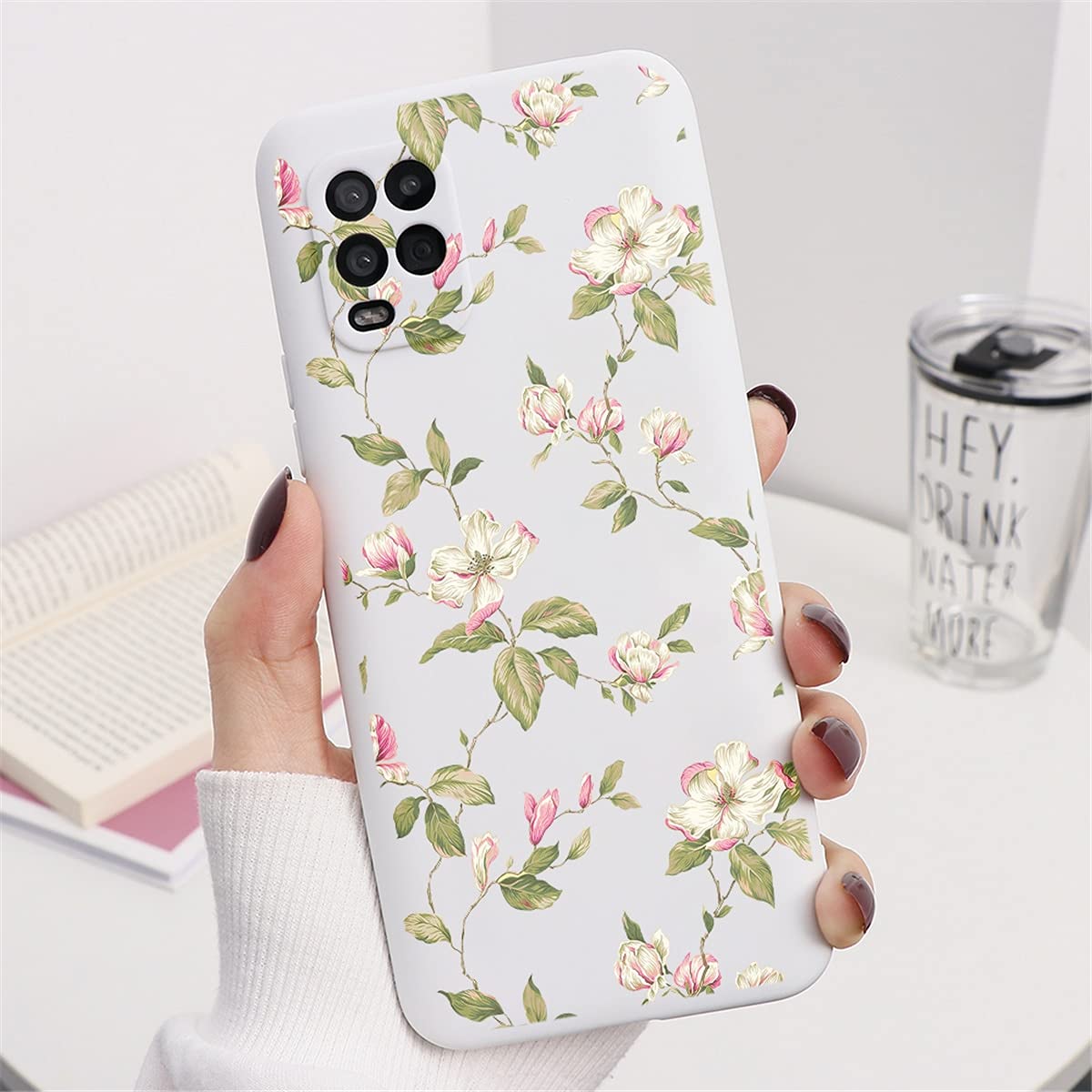 Yoedge Custodia per Xiaomi Redmi 9T/Redmi 9 Power 6.53, [Anti-Graffio] Custodia Protettiva in TPU Silicone Cover Antiurto con Fodera in Microfibra Full Body Ultra Sottile Protettiva Nero Case, O