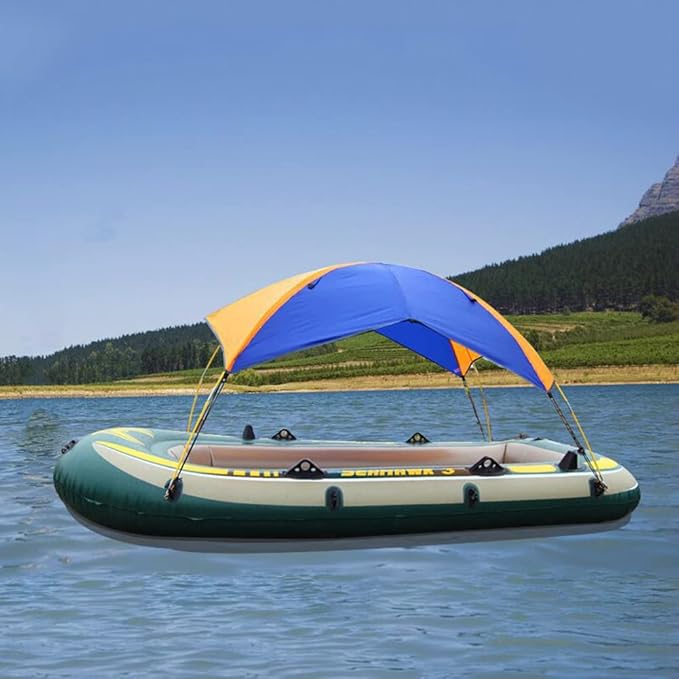 SPORTARC Toldo inflable para kayak, para 2 a 4 personas, toldo para barco, tienda de campaña impermeable, plegable, toldo para velero, cubierta ...