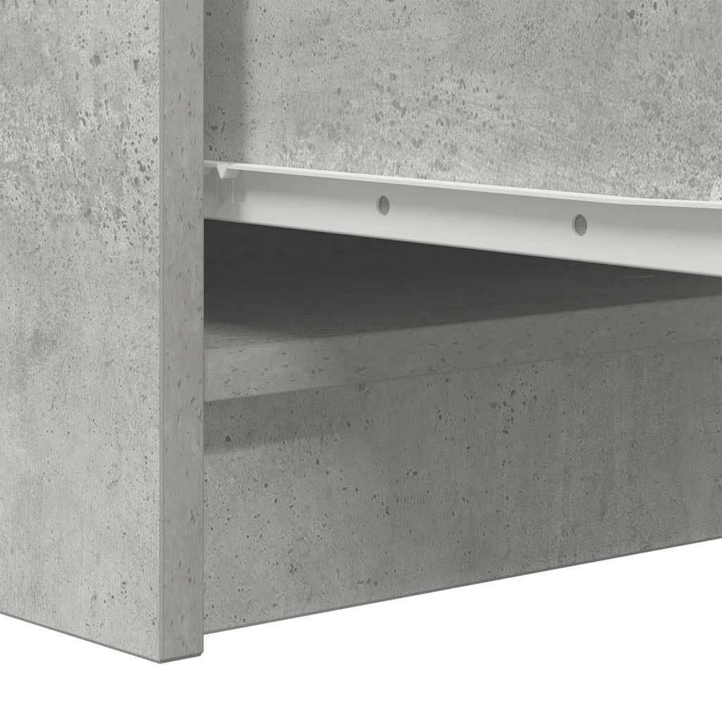 vidaXL Sideboard Betongrau 29,5x34x76 cm Holzwerkstoff
