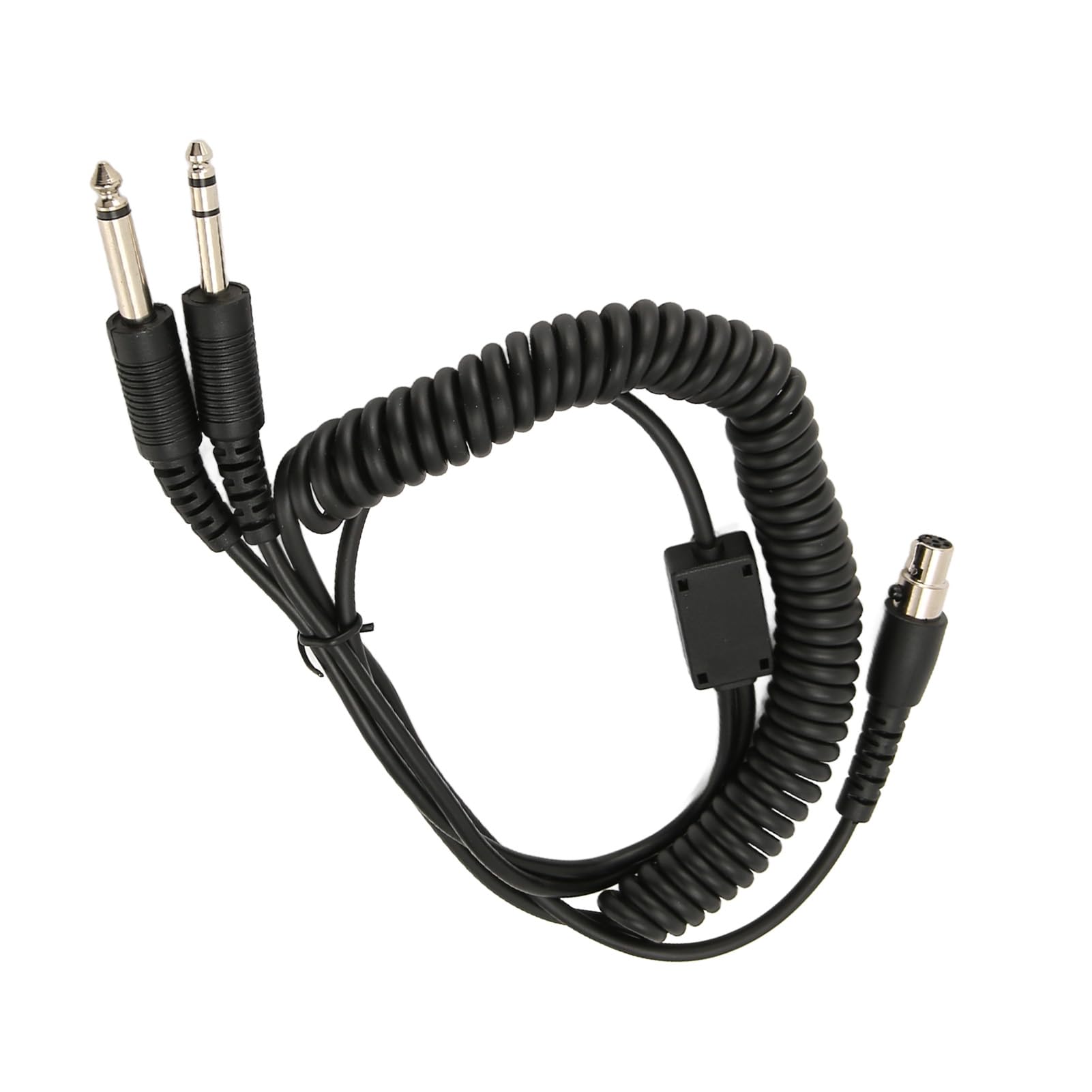 Fabater Cavo Adattatore per Cuffie, Convertitore Mini XLR da 5 Pin a Doppia Spina GA per Cuffie Aeronautiche, Plug and Play Portatile con Doppi Jack PJ055 PJ068 per Aerei Dotati di Prese GA
