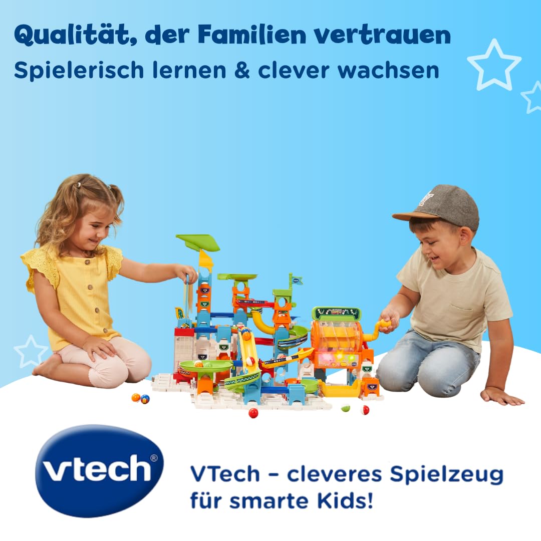 VTech Marble Rush Super Action Set L100 - Interaktive Kugelbahn