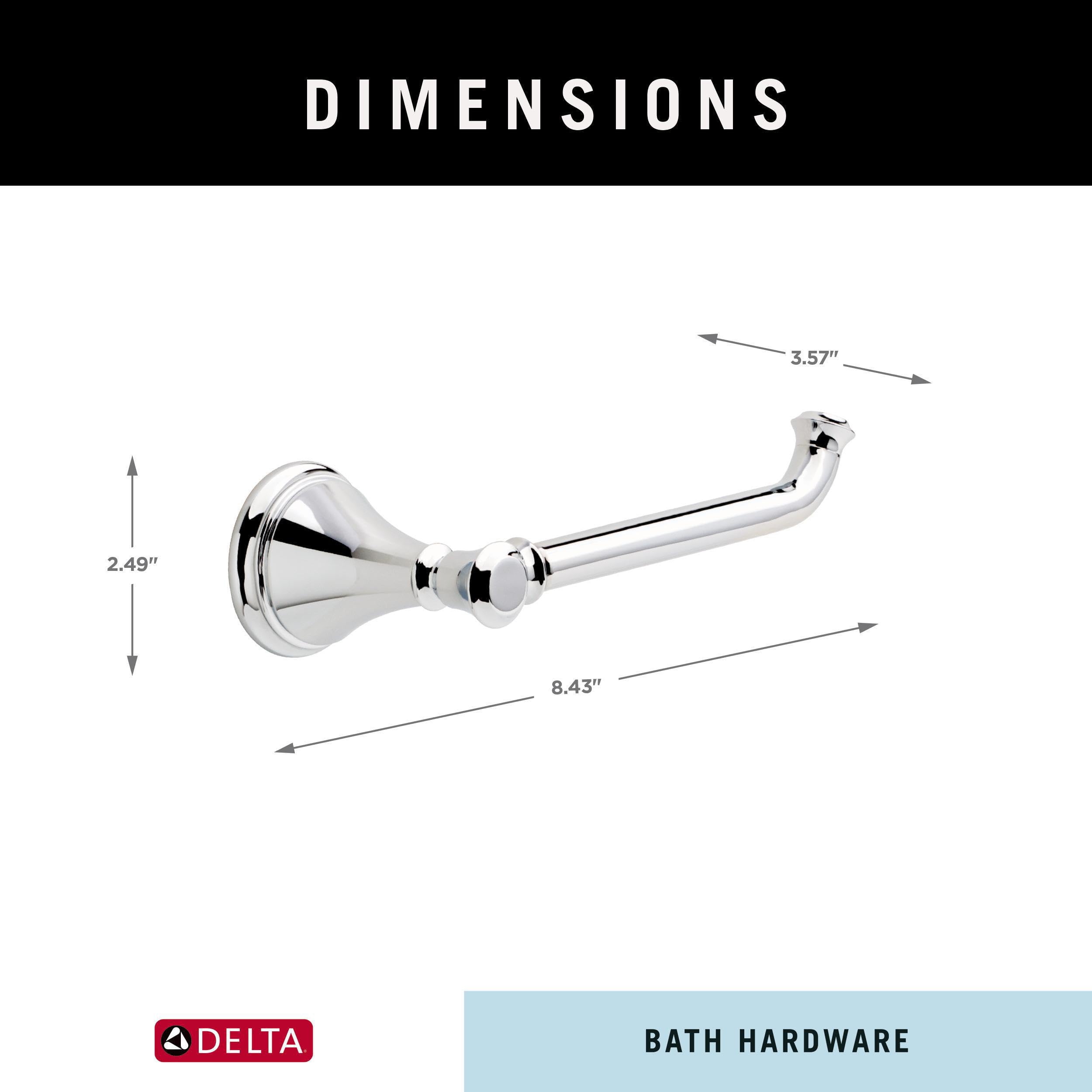 Delta Cassidy Toilet Paper Holder - Chrome -5