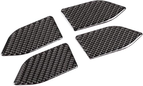 Accesorios de fibra de carbono suave para puerta interior de automóvil para Land Rover Range Rover Evoque 2020