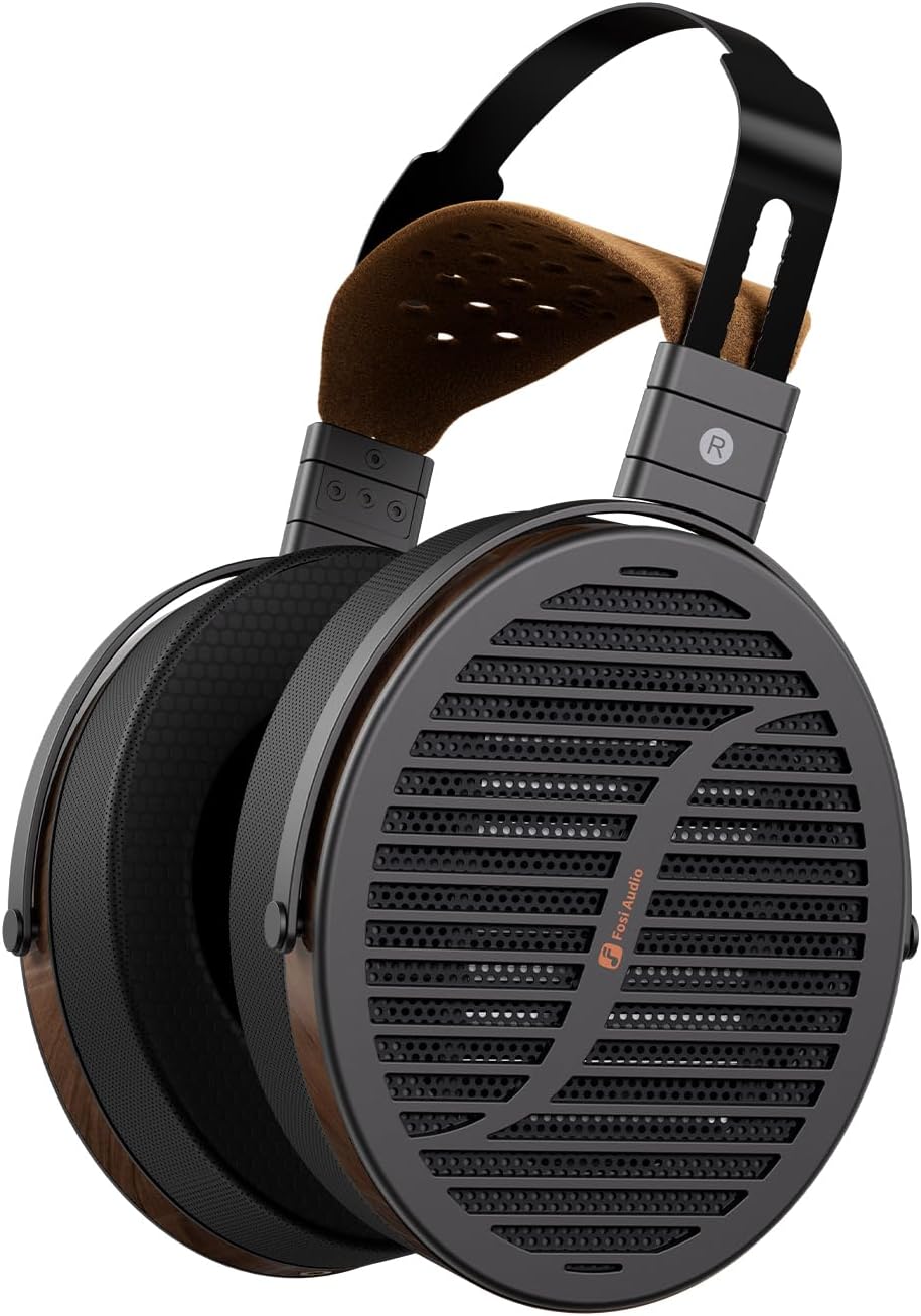 Fosi Audio i5 Open-Back Planar Magnetic Headphones with 97mm Ultra-Large Diaphragm, CNC Metal & Waln… Fosi Audio i5 Open-Back Planar Magnetic Headphones with 97mm Ultra-Large Diaphragm, CNC Metal & Waln…